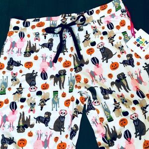 Halloween Costume Dog Print Jogger Lounge Pajama PJ Pants